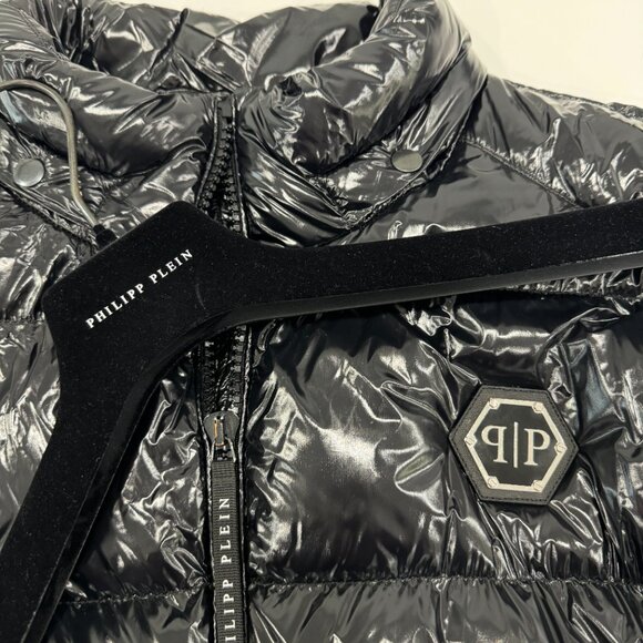 Philipp Plein Nylon Down Jacket, Size 3XL/ US XL-XXL - Picture 11 of 17